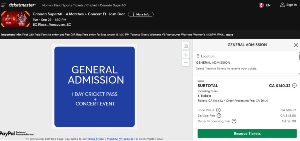 Buy & Reserve Your Seats Buy & Reserve Your Seats
